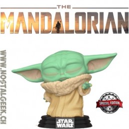 Funko Pop Star Wars The Mandalorian The Child (Force Wielding) Exclusive Vinyl Figure