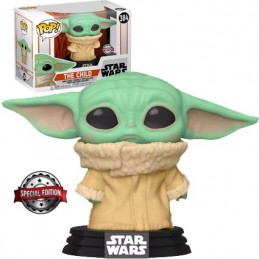 Funko Funko Pop Star Wars The Mandalorian The Child (Concerned) Exclusive Vinyl Figure