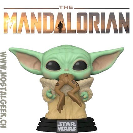 Funko Funko Pop Star Wars The Mandalorian The Child with Frog (Baby Yoda) Vinyl Figure