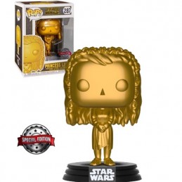 Funko Funko Pop! Star Wars Princess Leia (Ewok Village) Gold Edition Limitée