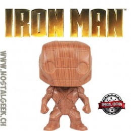 Funko Funko Pop Marvel Iron Man (Wood Deco) Edition Limitée