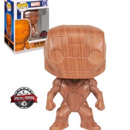 Funko Funko Pop Marvel Iron Man (Wood Deco) Edition Limitée
