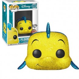 Funko Funko Pop! Disney La Petite Sirène Flounder (Polochon) Glitter Diamond Edition Limitée