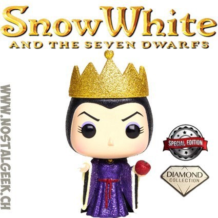 Funko Funko Pop! Disney Snow White Evil Queen (Diamond Collection) Glitter Edition Limitée