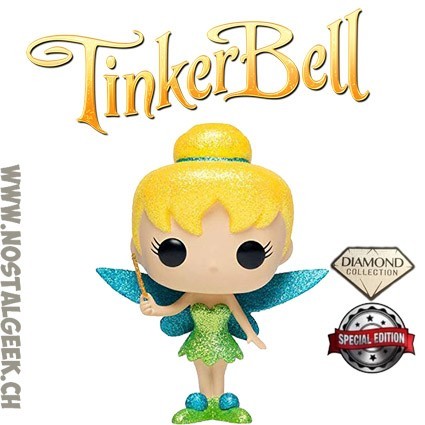Funko Funko Pop Disney Peter Pan Tinker Bell Glitter (La Fée Clochette) Edition Limitée