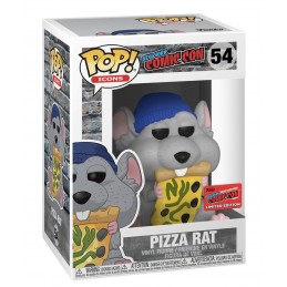 Funko Funko Pop N°54 Icons NYCC 2020 Pizza Rat (Blue Beanie) Vaulted Edition Limitée