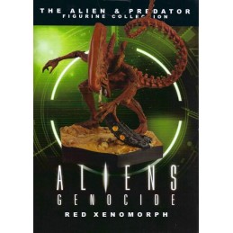 Eaglemoss The Alien et Predator Collection - Aliens Genocide Red Xenomorphe Figur