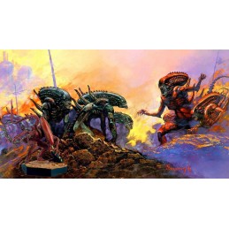 Eaglemoss The Alien et Predator Collection - Aliens Genocide Red Xenomorphe Figur
