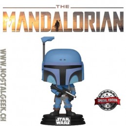 Funko Funko Pop Star Wars The Mandalorian Death Watch Mandalorian (No Stripes) Exclusive Vinyl Figure