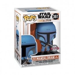 Funko Funko Pop Star Wars The Mandalorian Death Watch Mandalorian (No Stripes) Edition Limitée