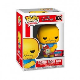 Funko Funko Pop N°832 The Simpsons NYCC 2020 Comic Book Guy Vaulted Edition Limitée