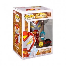 Funko Funko Pop Marvel Infinity Warps Iron Hammer Phosphorescent Edition Limitée