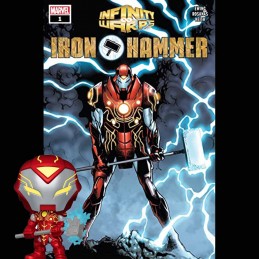 Funko Funko Pop Marvel Infinity Warps Iron Hammer Phosphorescent Edition Limitée