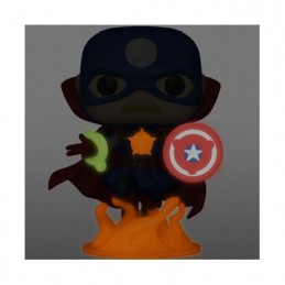 Funko Funko Pop Marvel Infinity Warps Soldier Supreme GITD Exclusive Vinyl Figure