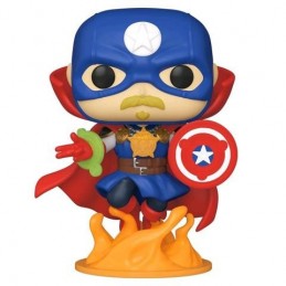 Funko Funko Pop Marvel Infinity Warps Soldier Supreme Phosphorescent Edition Limitée