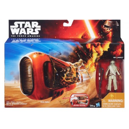 Star Wars The Force Awakens Rey's Speeder (Jakku) Hasbro Figure