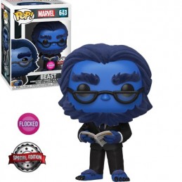 Funko Funko Pop Marvel Beast (X-Men 20th) Flocked Edition Limitée