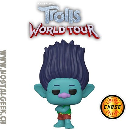 Funko Funko Pop Trolls World Tour Branch Chase Edition Limitée