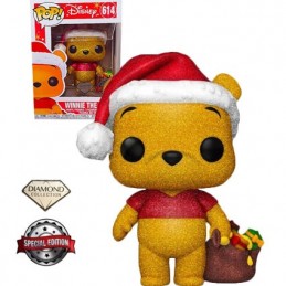 Funko Funko Pop Disney Holiday Winnie the Pooh Diamond Glitter Exclusive Vinyl Figure