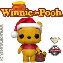 Funko Pop Disney Holiday Winnie the Pooh Diamond Glitter Exclusive Vinyl Figure