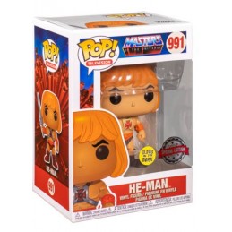 Funko Funko Pop Masters of the Universe He-Man (Raising Sword) Phosphorescent Edition Limitée