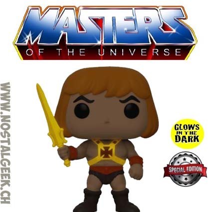 Funko Funko Pop Masters of the Universe He-Man (Raising Sword) GITD Exclusive Vinyl Figure