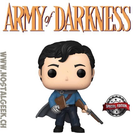 Funko Funko Pop! Film Army Of Darkness Ash with Necronomicon Edition Limitée