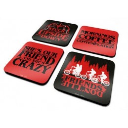 AbyStyle Stranger Things Shippuden 4 Coasters Set