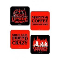 AbyStyle Stranger Things Shippuden 4 Coasters Set