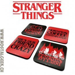 Stranger Things Shippuden 4 Coasters Set
