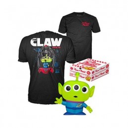 Funko Funko Pop Toy Story Pizza Planet T-Shirt (Size L) & Alien (Translucent Glitter) vinyl Figure Box Set Exclusive