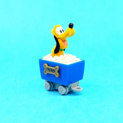 McDonald's Disney Pluto in wagon second hand figure (Loose)