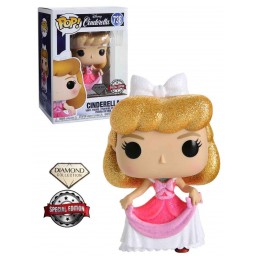 Funko Funko Pop Disney Cinderella (Pink Dress) (Diamond Glitter) Edition Limitée