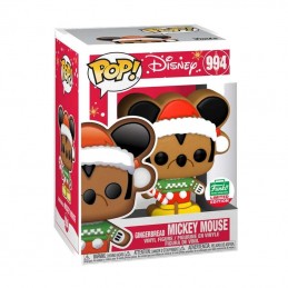 Funko Funko Pop N°994 Disney Holiday Gingerbread Mickey Mouse Vaulted Edition Limitée