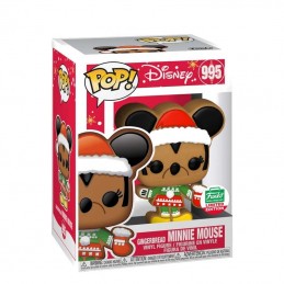 Funko Funko Pop N°995 Disney Holiday Gingerbread Minnie Mouse Vaulted Edition Limitée