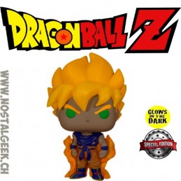 Funko Pop Dragon Ball Z Super Saiyan Goku GITD Exclusive Vinyl Figure