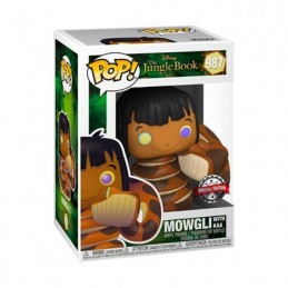Funko Funko pop Disney The Jungle Book Mowgli with Kaa Exclusive Vinyl Figure