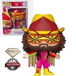 Funko Funko Pop WWE "Macho Man" Randy Savage (Orange Starburst) (Diamond Glitter) Edition Limitée