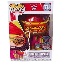 Funko Funko Pop WWE "Macho Man" Randy Savage (Orange Starburst) (Diamond Glitter) Edition Limitée