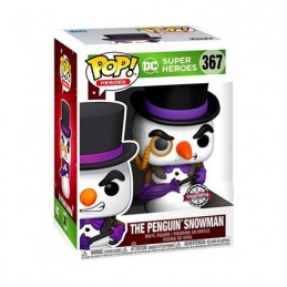 Funko Funko Pop N°367 DC Holiday The Penguin Snowman Vaulted Edition Limitée