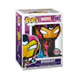 Funko Funko Pop N°687 Marvel Ironheart Vaulted Edition Limitée