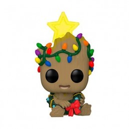 Funko Funko Pop Marvel Holiday Groot Phosphorescent Edition Limitée