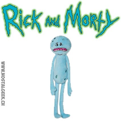 Peluche Rick et Morty : Mr Meeseeks (Monsieur Larbin) Triste