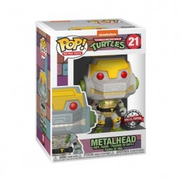 Funko Pop N°21 Retro Toys TMNT Metalhead Exclusive Vinyl Figure