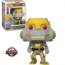 Funko Pop N°21 Retro Toys TMNT Les Tortues Ninja Metalhead Edition Limitée