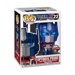 Funko Funko Pop Retro Toys Transformers Optimus Prime (Metallic) Edition Limitée