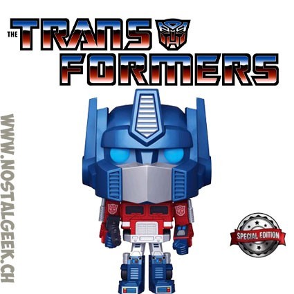 Funko Funko Pop Retro Toys Transformers Optimus Prime (Metallic) Exclusive Vinyl Figure