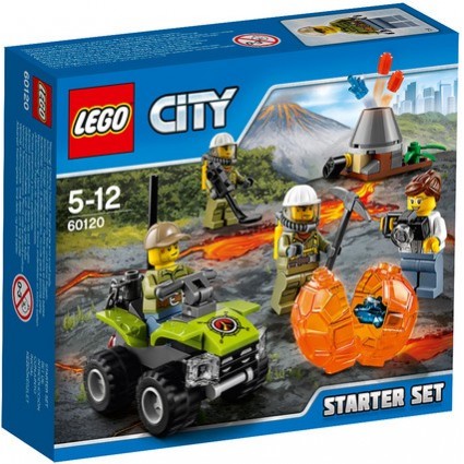 Lego City 60120 Ensemble de démarrage du Volcan