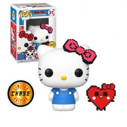 Funko Funko Pop Sanrio Hello Kitty (8-Bit) (Heart) Edition Limitée Chase