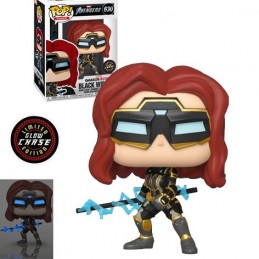 Funko Funko Pop Games Marvel Black Widow (Avengers Game) GITD Chase Vinyl Figure